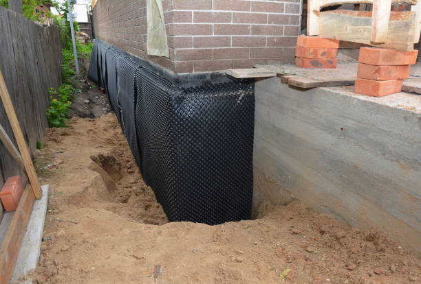 SJ Waterproofing Pros technician performing targeted Crawl Space Encapsulation assessment in Bath, NY